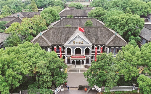 初春的湖南第一师范学院城南书院校区,书声琅琅,朝气蓬勃.